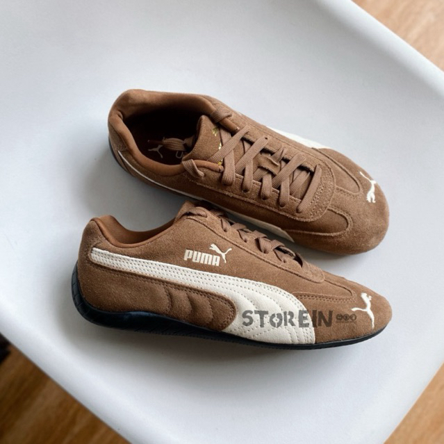 Sepatu Sneakers Pria Wanita Puma Speedcat OG Haute Coffe Brown Original 1000% (RESMI STORE)