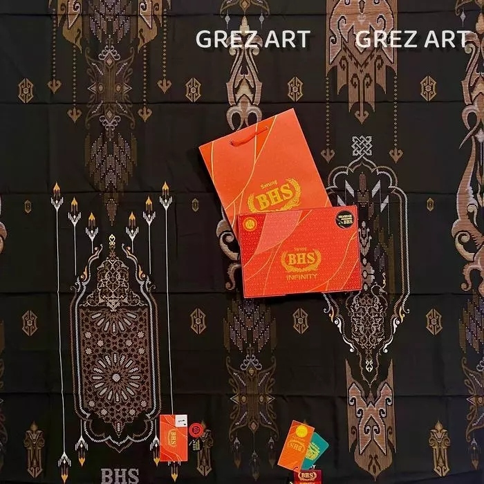 Sarung BHS Excellent BHS Classik Gold Motif E54 SKB