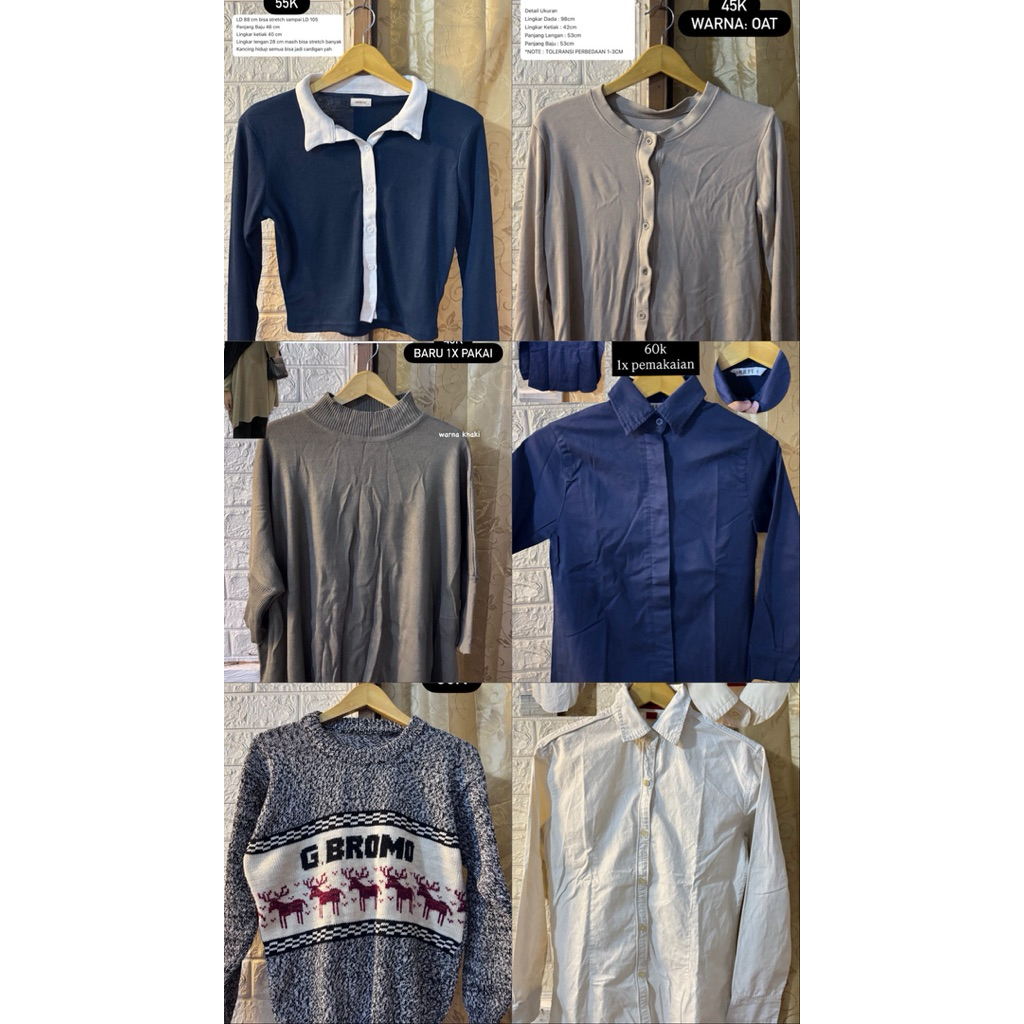 PRELOVED BAJU WANITA//SAMARINDA