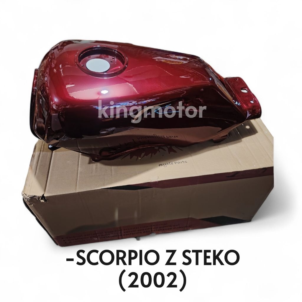 TANGKI BENSIN TENGKI (MERAH) YAMAHA SCORPIO Z STEKO 2002 OLD KUALITAS SUPER TEBAL