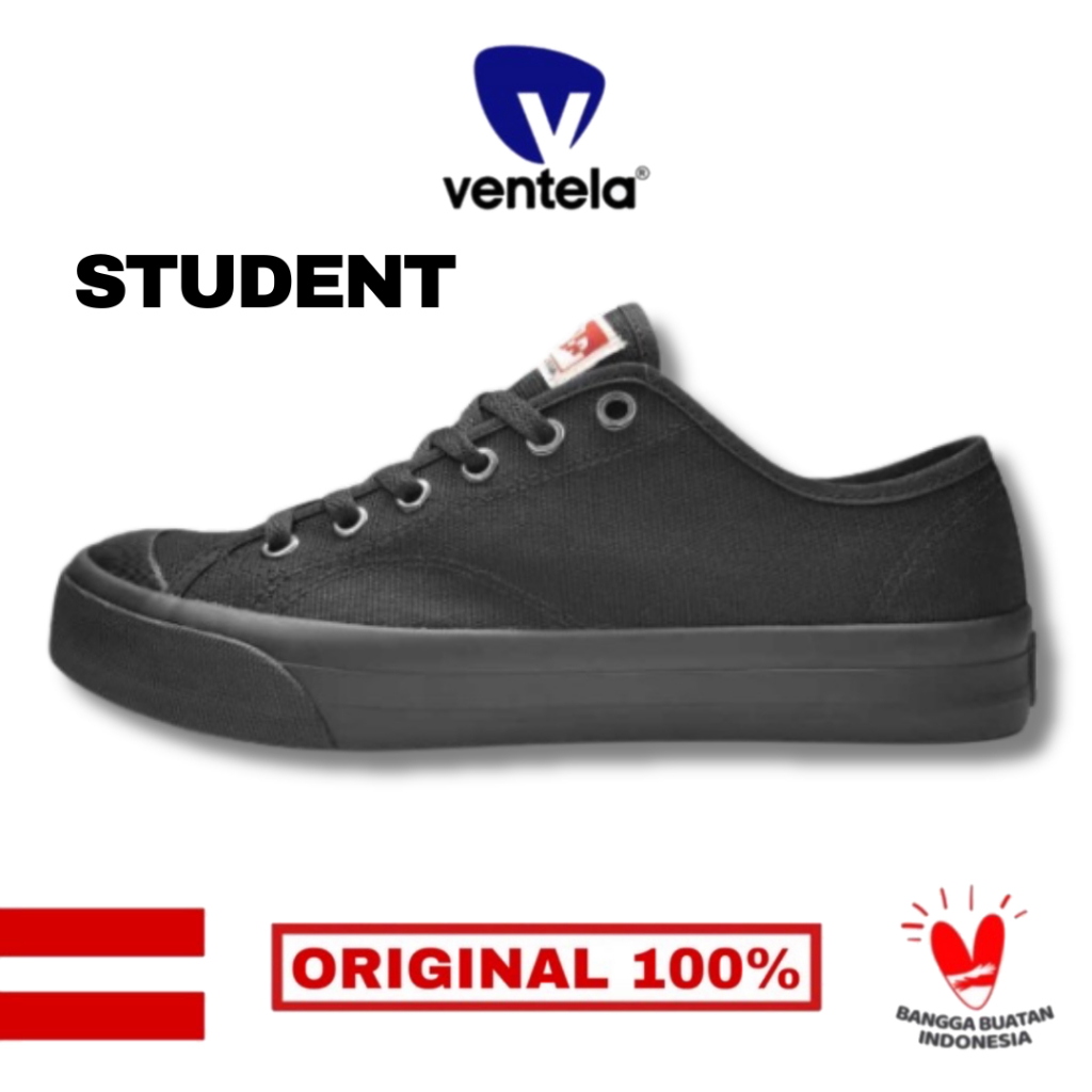 Ventela Student Low All Black