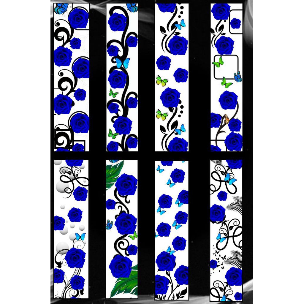 stiker motif stiker mueah stiker kaca stiker hello kitty stiker bunga stiker biru