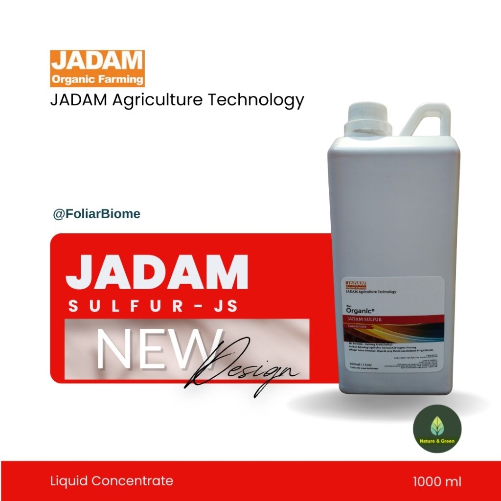 FOLIARBIOME JADAM SULFUR JS BIO PESTISIDA ORGANIC 1000 ML