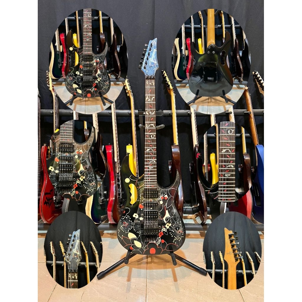 IBANEZ JEM FLOWER BLACK CUSTOM