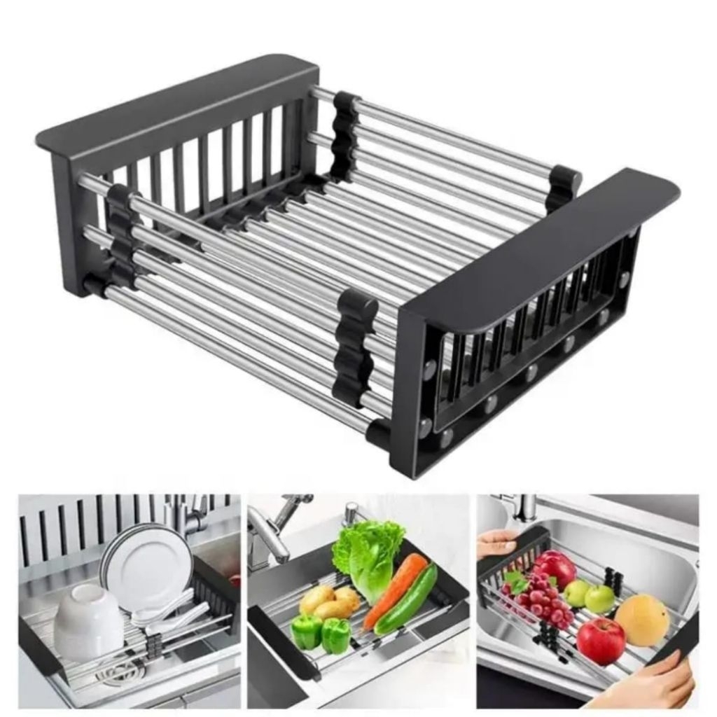 Tirisan Kitchen Sink Stainless Model Tarik /Tirisan Wastafel/ Tirisan Piring Sayur