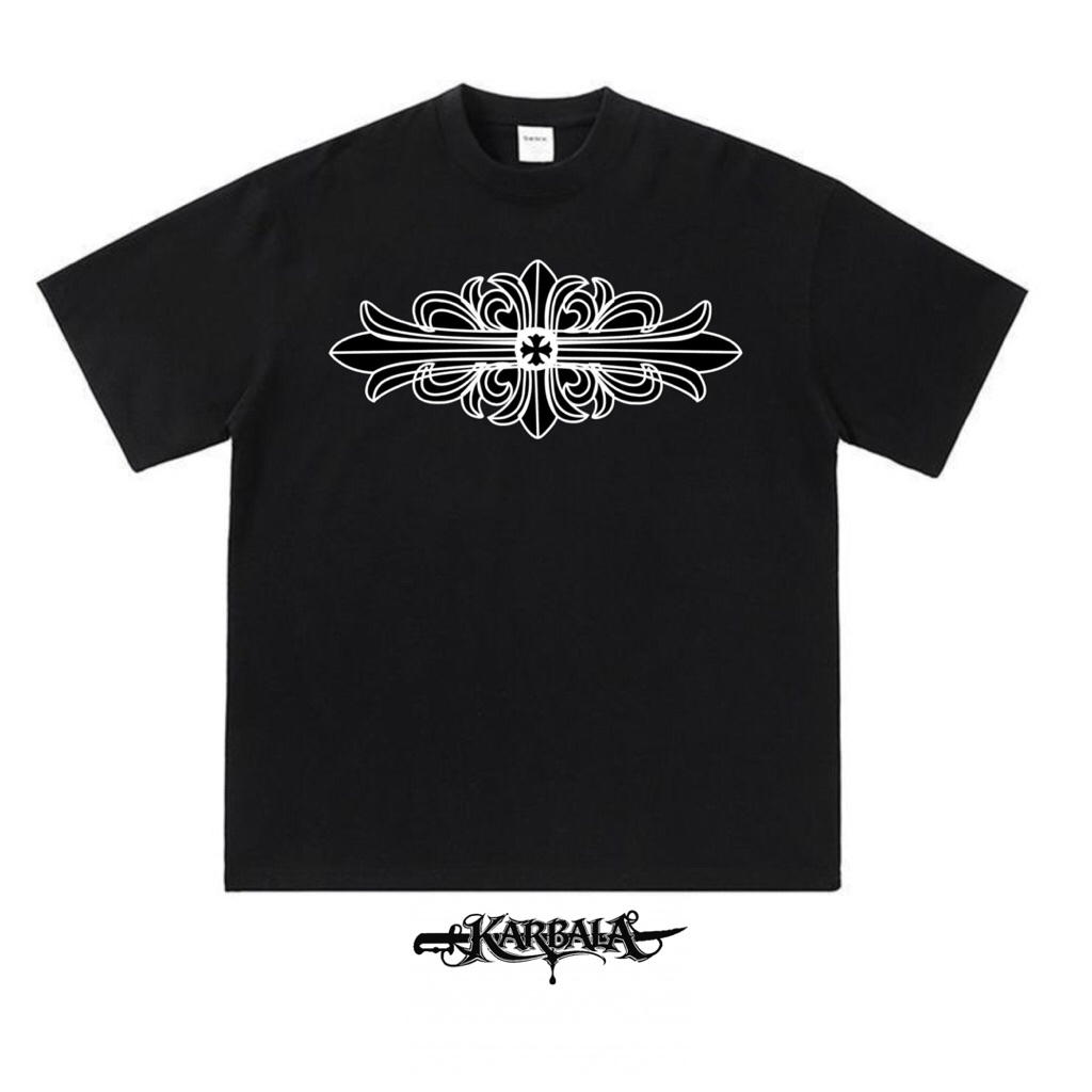 KARBALA - DECONSTRUCTED CHOPPER BLACK T-SHIRT