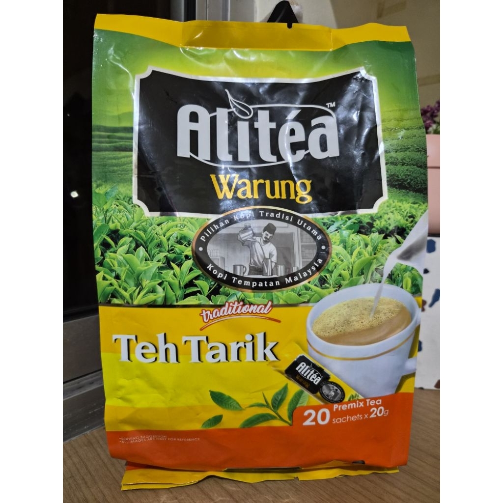 ALITEA TEH TARIK ORI 100% MALAYSIA 20 sachet X 20g