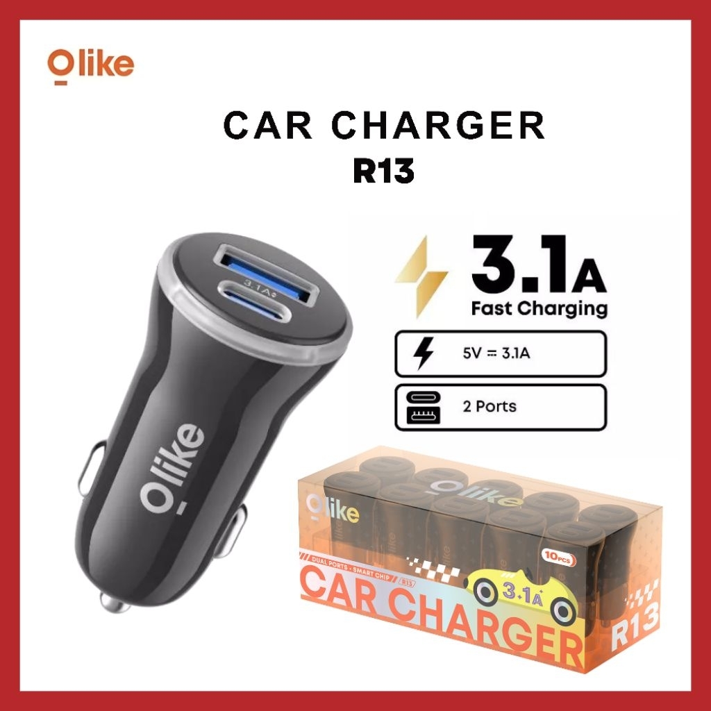 OLIKE R13 SAVER / CHARGER MOBIL 3,1A