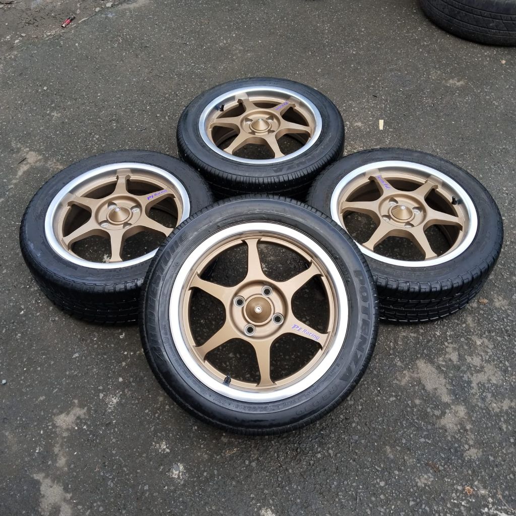 Velg P1 Racing Ring 15 lebar 6½ inset:42 Lobang Baut 4×100