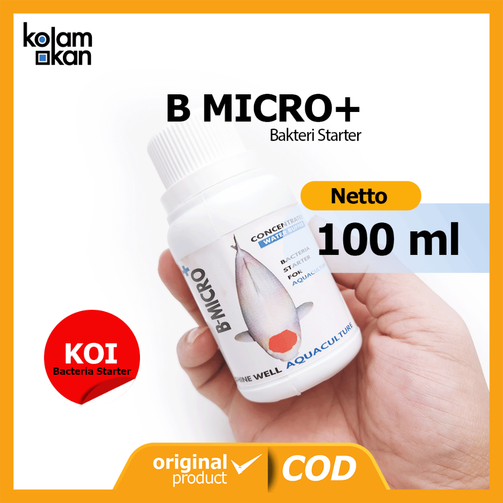 BMicro+ Bakteri Starter Pengurai Amonia Koi Aquarium 100 ml