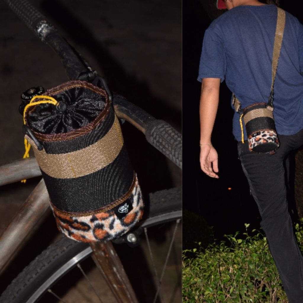 PALUGUNA STEMBAG (ANIMAL SERIES), TAS SEPEDA MOTIF LEOPARD ZEBRA, TAS BOTOL, TAS SELEMPANG, SLING BA