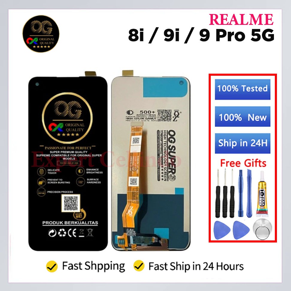 OG SUPER LCD REALME 8i / REALME 9i / REALME 9 Pro 5G Fullset Touchscreen