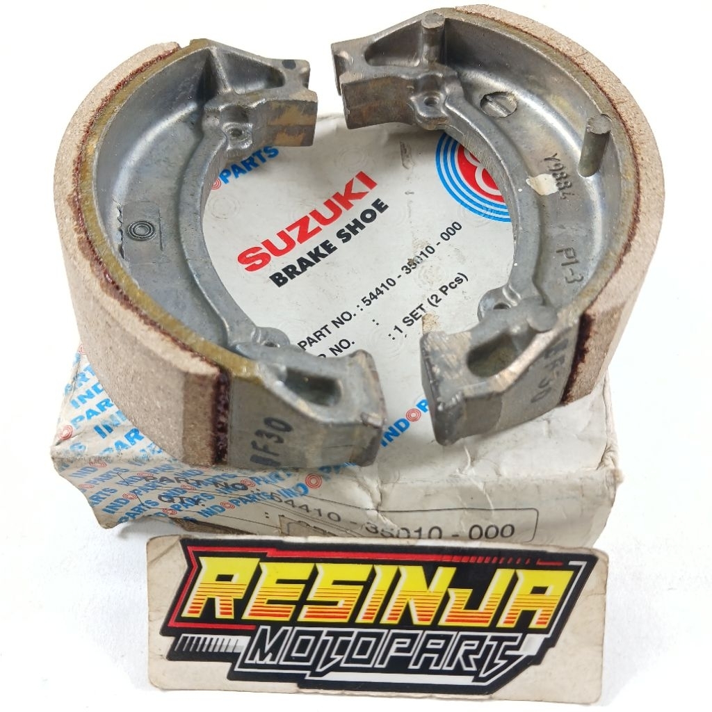 Kampas Rem Belakang Suzuki Shogun Smash Tornado Crystal A100 RC80 RC100 RC110 Gp Ts 100 FR Satria 2t