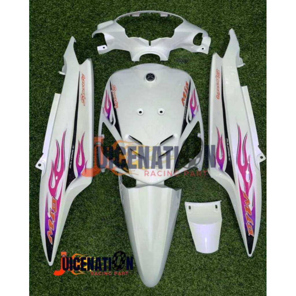 full body halus Mio sporty putih Lembayung ungu