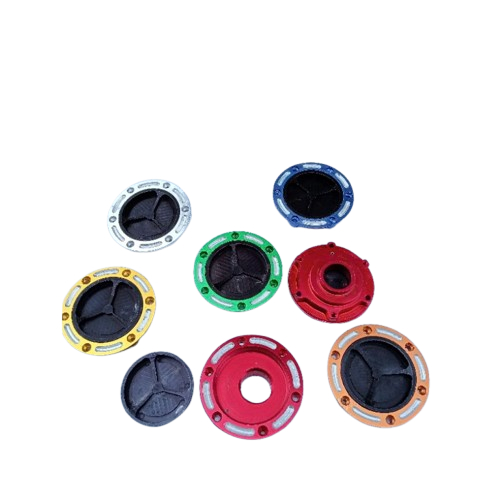 TUTUP TANGKI KAWASAKI NINJA 250F1/NINJA 250 KARBU FUEL CAP FULL ALMUNIUMODEL DERAT