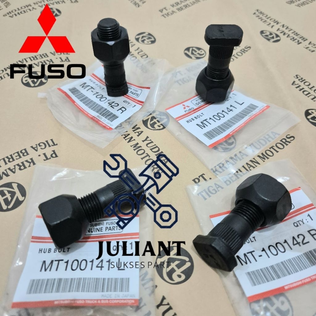 BAUT RODA PS100 ENGKEL HUB BOLT PS CANTER ENGKEL KANAN / KIRI