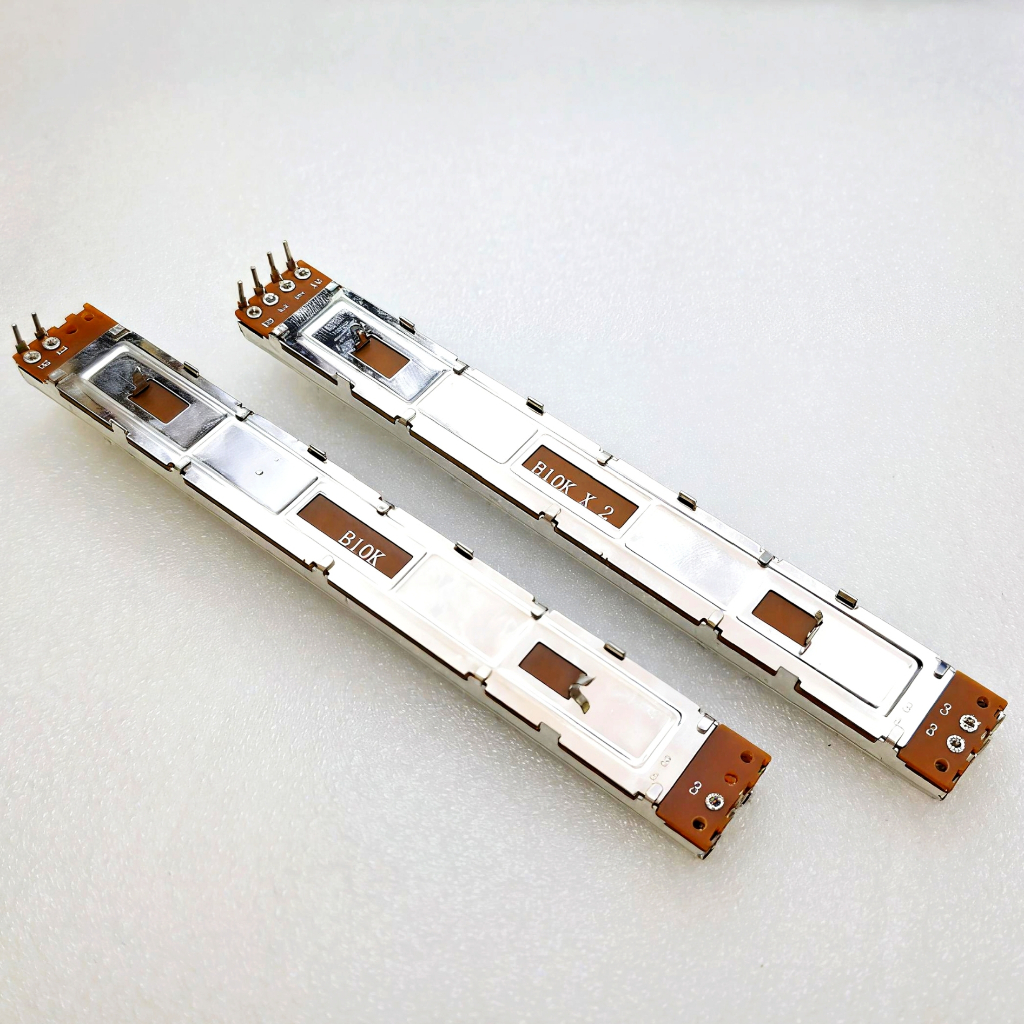 POTENSIO MIXER 12,8CM B10K MONO STEREO POTENSIO GESER 128MM 10K STEREO FADER MIXER 10K POTENSIO B1OK