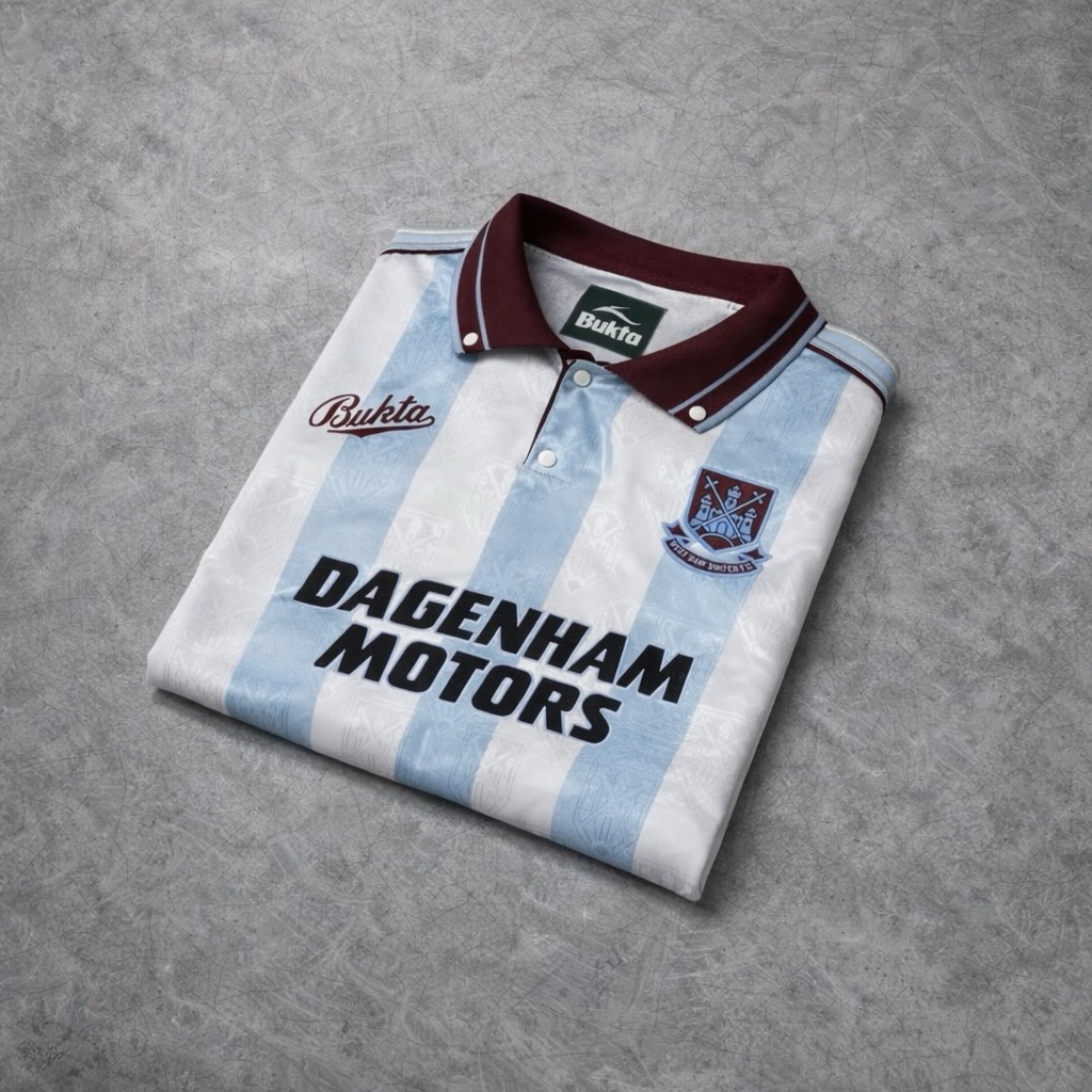 Score Draw West Ham United 92 Retro Away Jersey | Retro | Vintage Edition | Jersey Bola | Authentic 