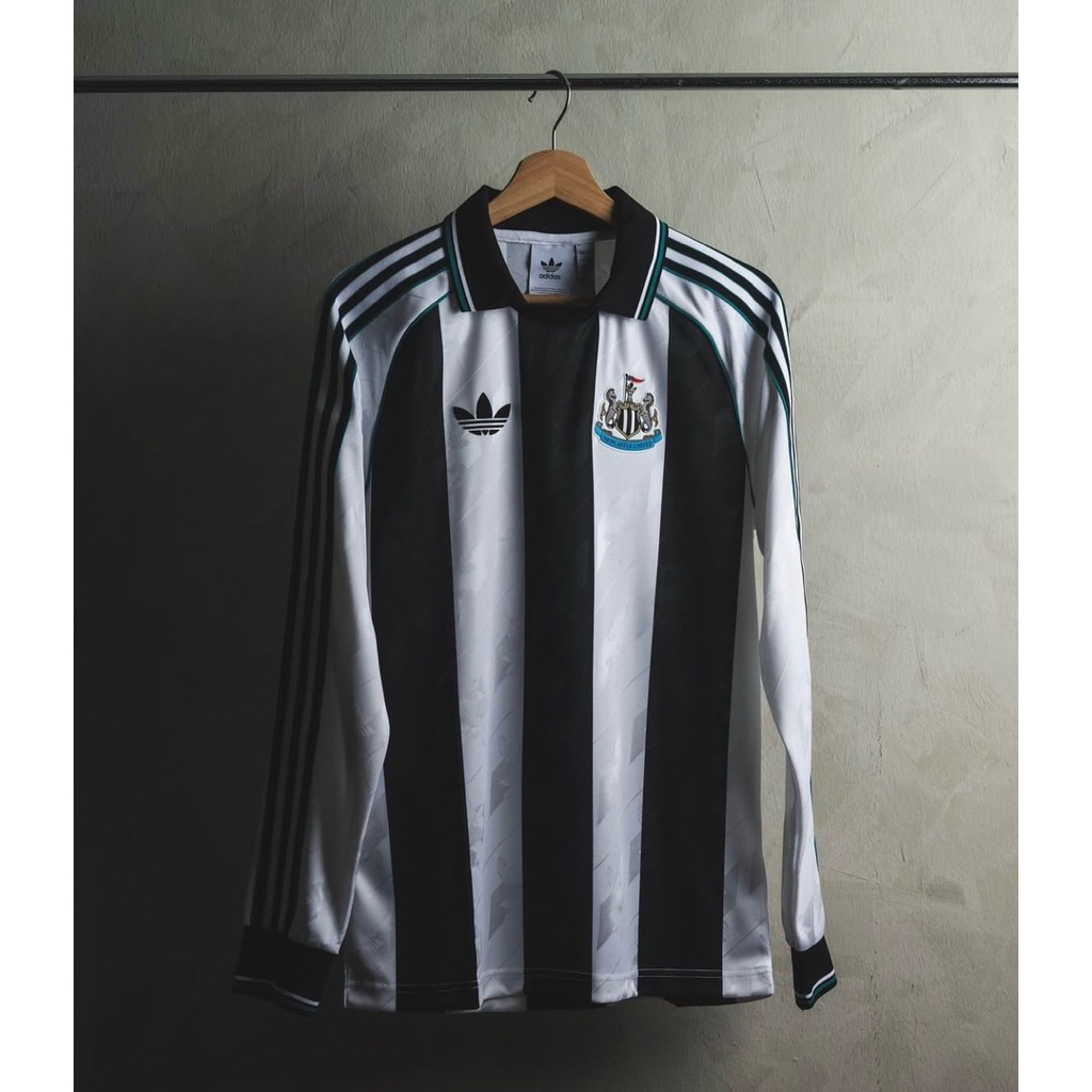Newcastle United Lifestyler Blockcore Jersey | Retro | Vintage Edition | Jersey Bola | Authentic Jer