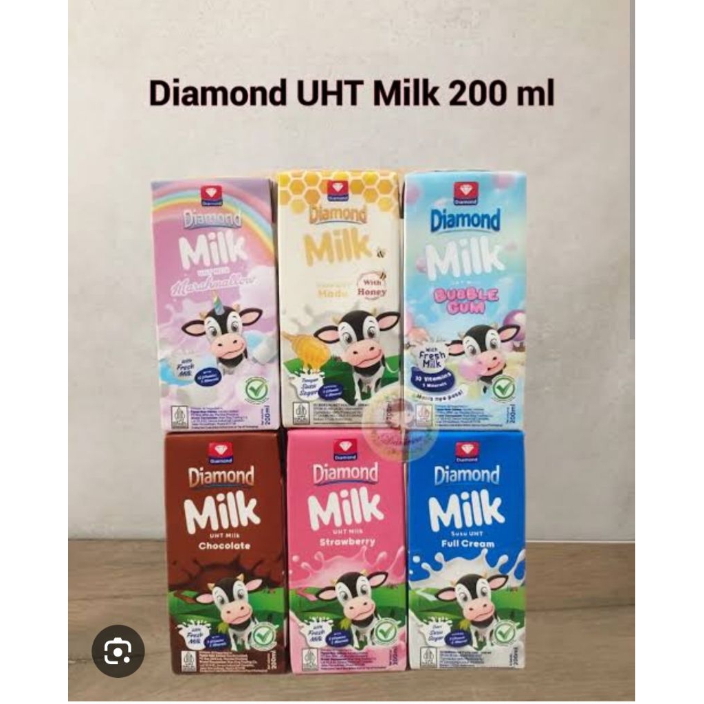 Susu Diamond UHT 200ml