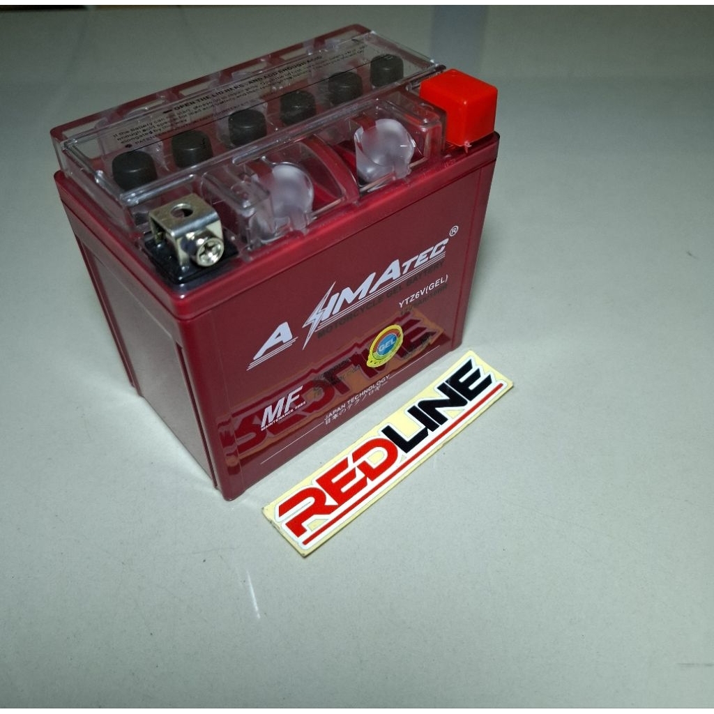REDLINE- ACU ACCU AKI KERING MF GELL ACCU VARIO 125 150 PCX FAZZIO BEAT ESP INDLE AZIMATEC