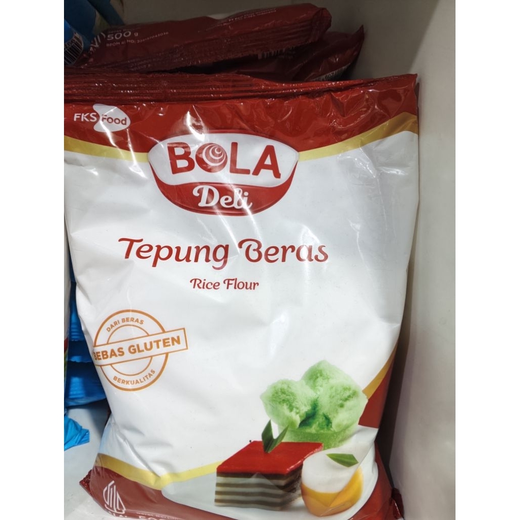 BOLA DELI TEPUNG BERAS 500GR/ TEPUNG BERAS BOLA DELI 500GR