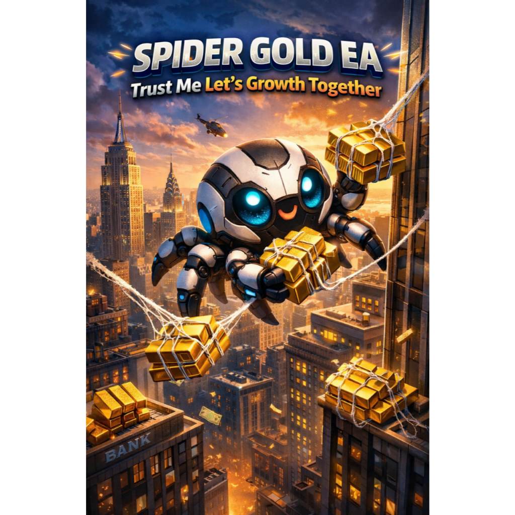Robot Trading Spider Gold EA Auto Trade MT5 #FAST ENTRY FAST EXIT Equity Aman, Profit Growth