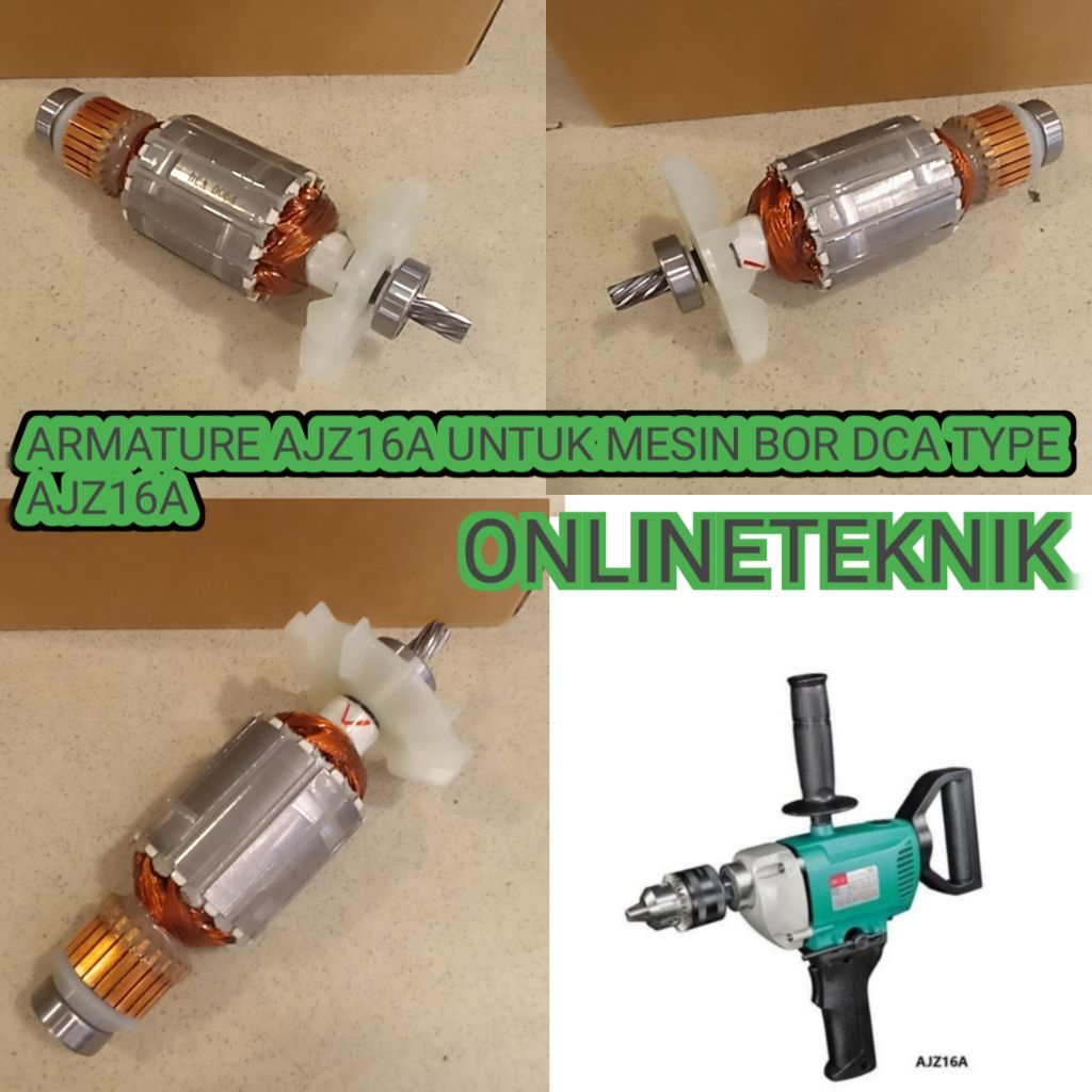 ARMATURE AJZ16A UNTUK MESIN MESIN BOR DCA TYPE AJZ16A