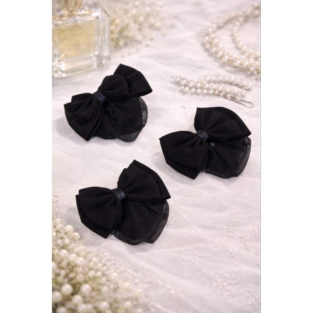 Jepit Rambut Harnet Jaring Cepol Pita Sanggul Harnet Hitam jepit Sanggul Harnet Polos Hitam Pita