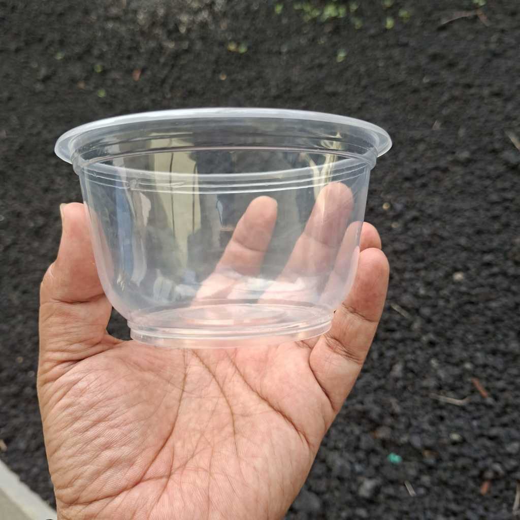 25PCS MANGKOK PLASTIK 500ML BENING/MANGKOK BAKSO/MANGKOK SUP/MULTIFUNGSI