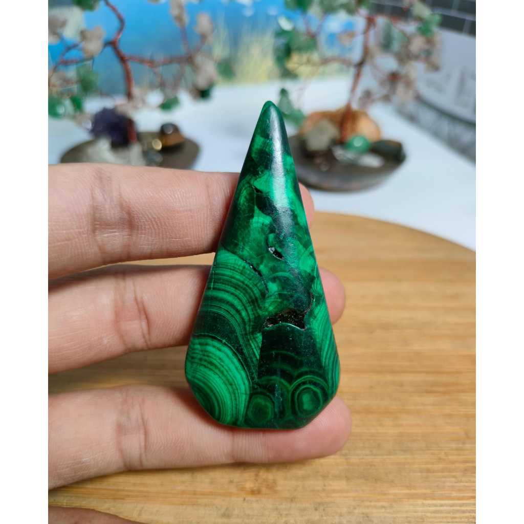 Natural Malachite Ornament (10)