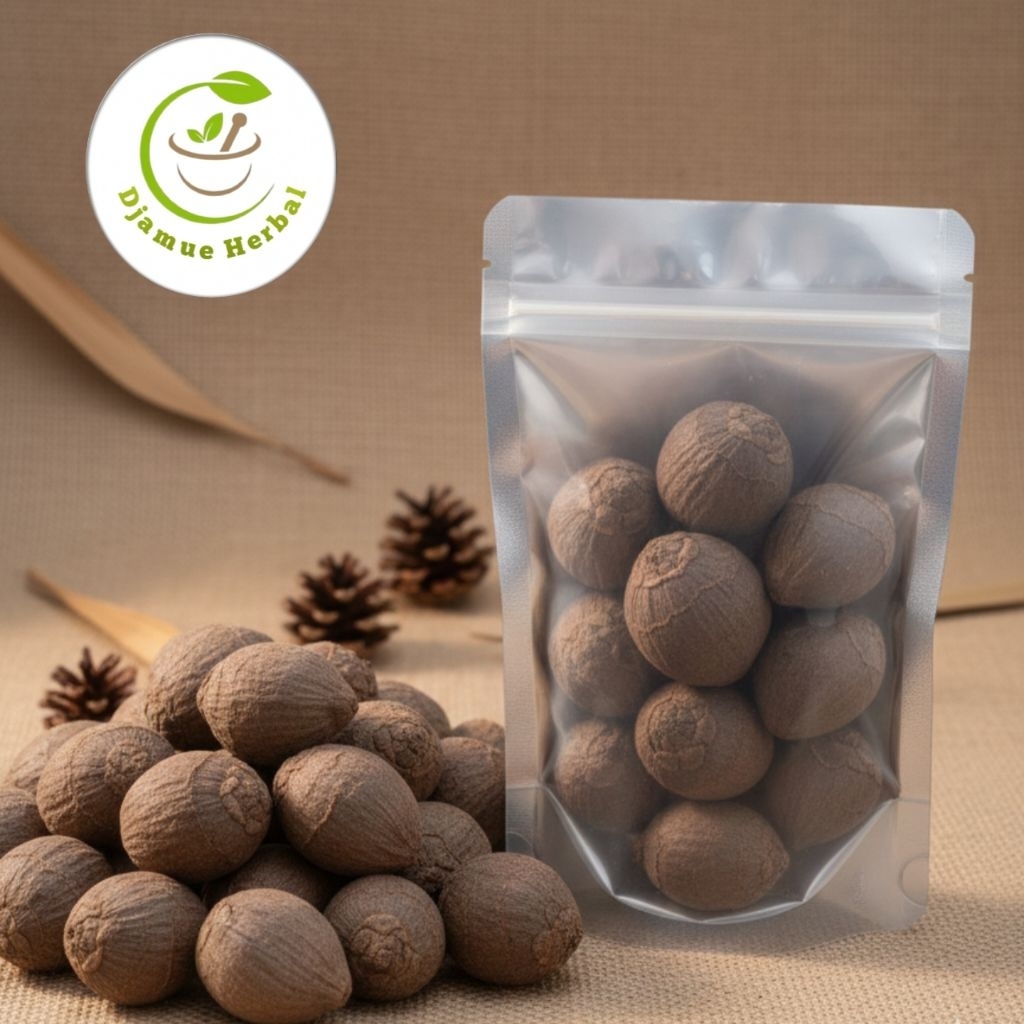 buah pinang kering utuh dengan kulitnya 100gram kualitas premium original