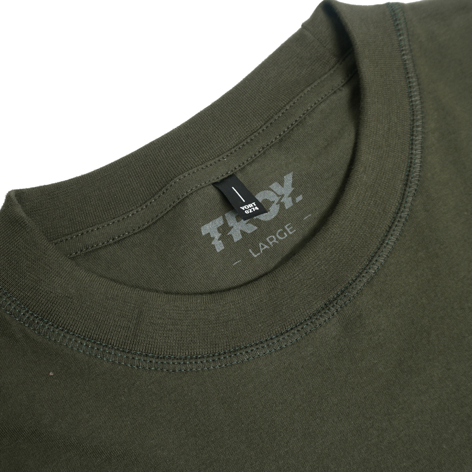 Troy Company Tshirt Army Green Fly Beyond - Kaos Lengan Pendek Kaos Hijau Army MTD 3524