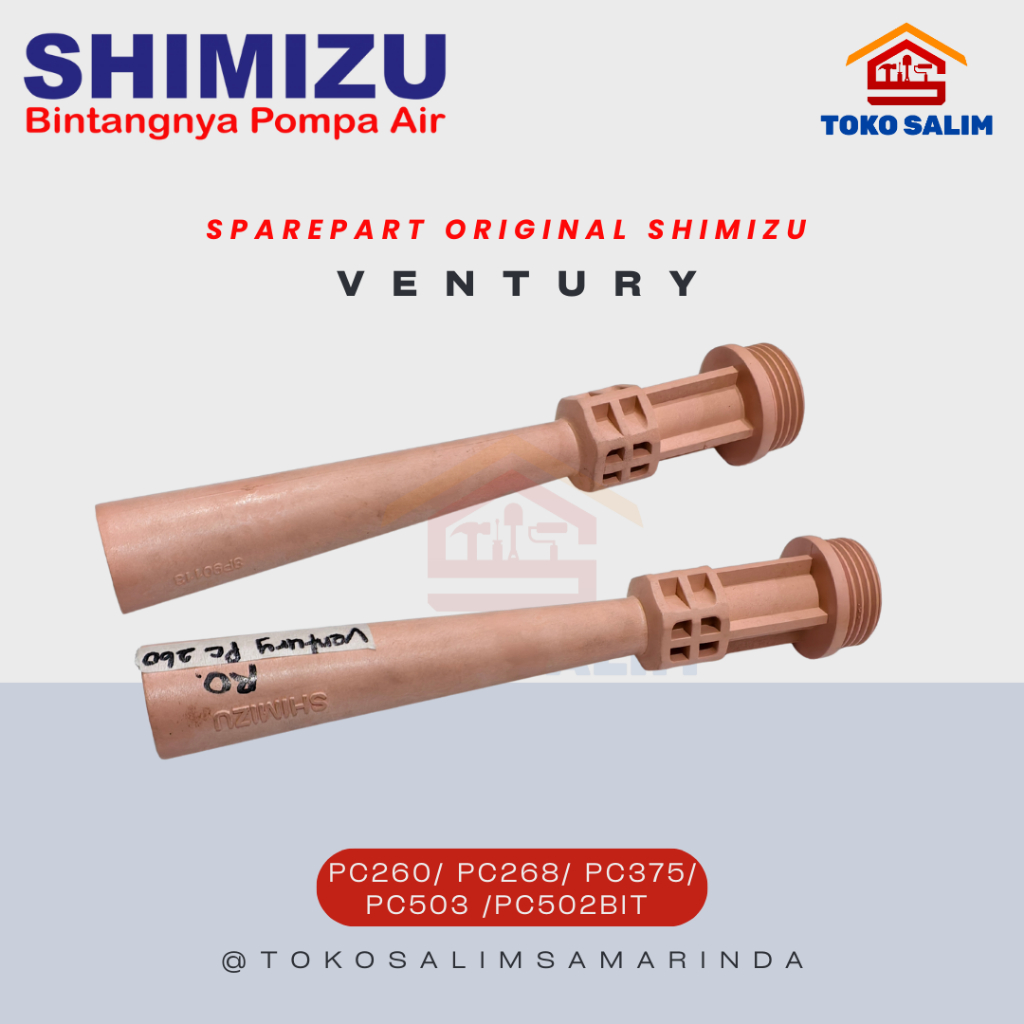 Ventury Suling Mata Jet SHIMIZU PC260 PC268 PC375 PC503 PC502 ORIGINAL 100%