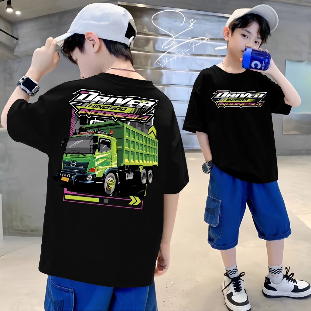 Kaos anak Driver Muda Indonesia (Driver Truck Hino 500)