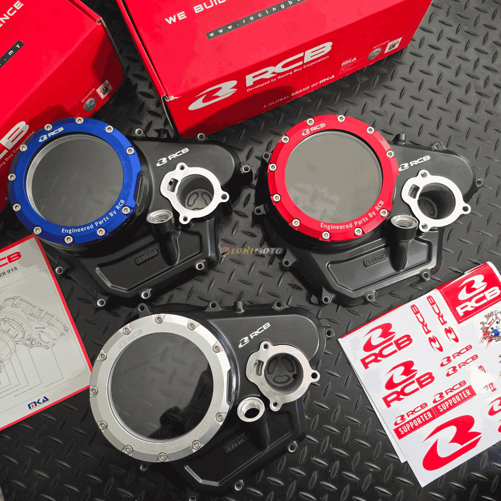 Bak Kopling Engine Cover RCB Transparan Y15ZR MX King R15 Vixion R WR155 MR15 XSR
