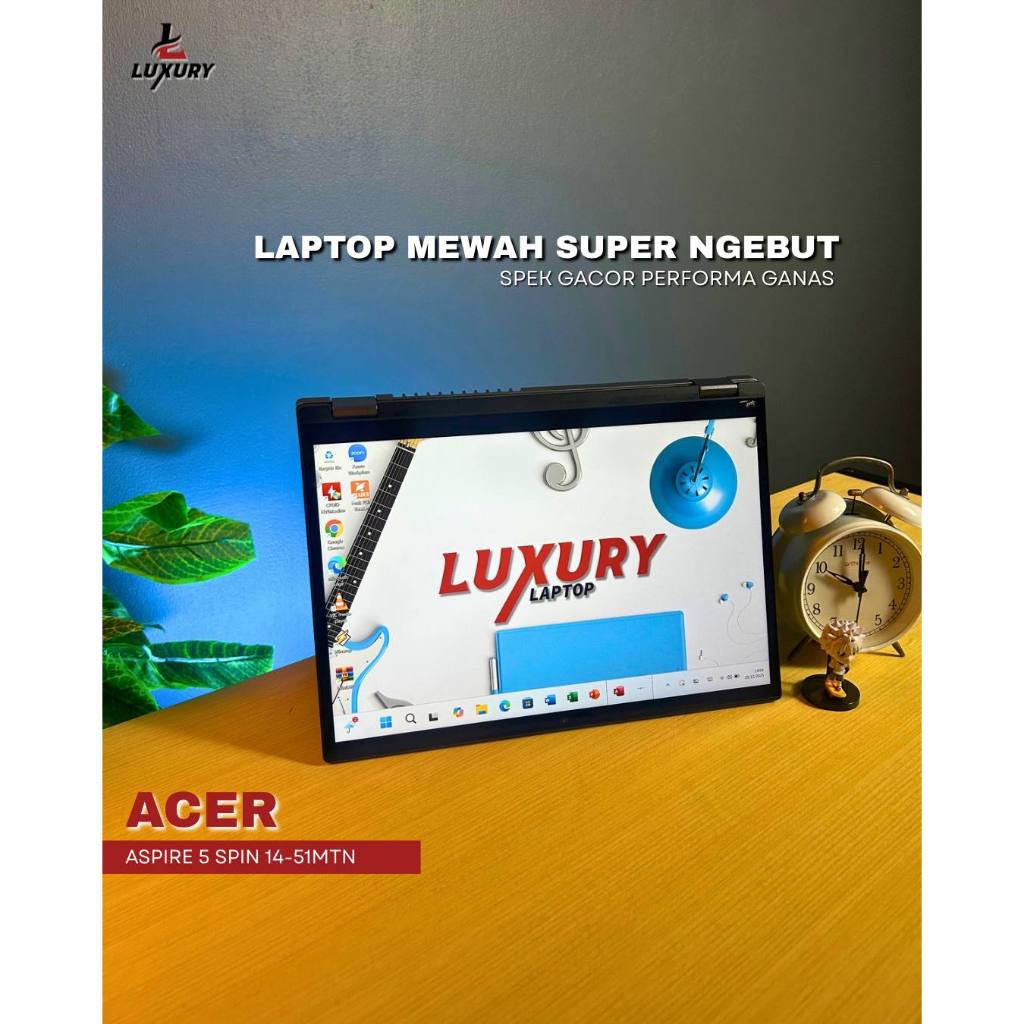 LAPTOP ACER ASPIRE 5 SPIN 14-51MTN 13TH GEN CORE I7  RAM SSD 2ND