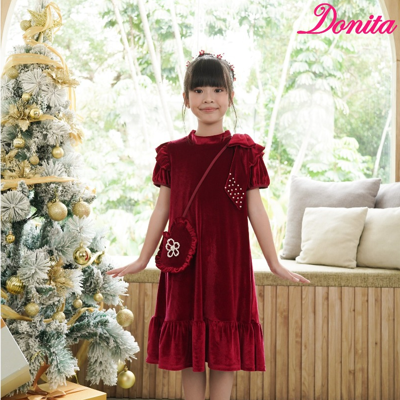 DRESS PARTY ANAK PEREMPUAN BRAND DONITA DN-841