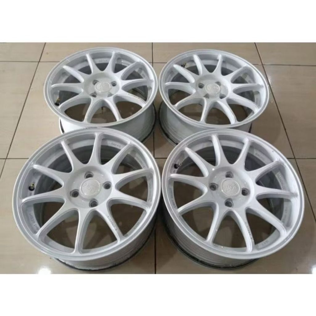 Velg Mobil Second Racing HSR INDY Ring 16 Lubang 4x100 Et42 Kondisi Bagus