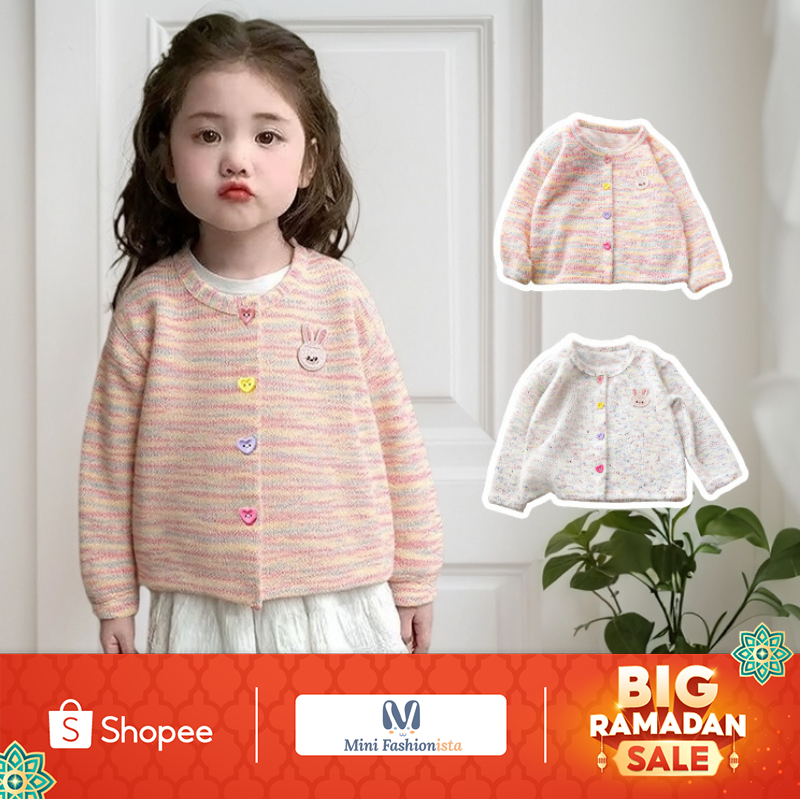 cardigan anak bayi rajut premium 100% import grade a baju cardigan anak sweater bahan bulu lembut ra