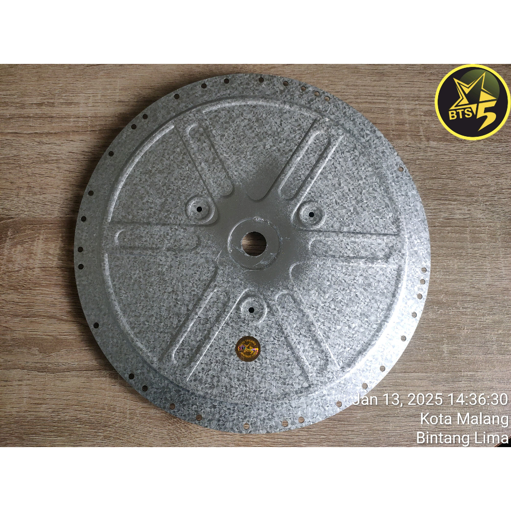 SPARE PARTS / ONDERDIL / SUKU CADANG Alat Tanam Benih Jagung BINTANG LIMA - Piringan Belakang Logam 