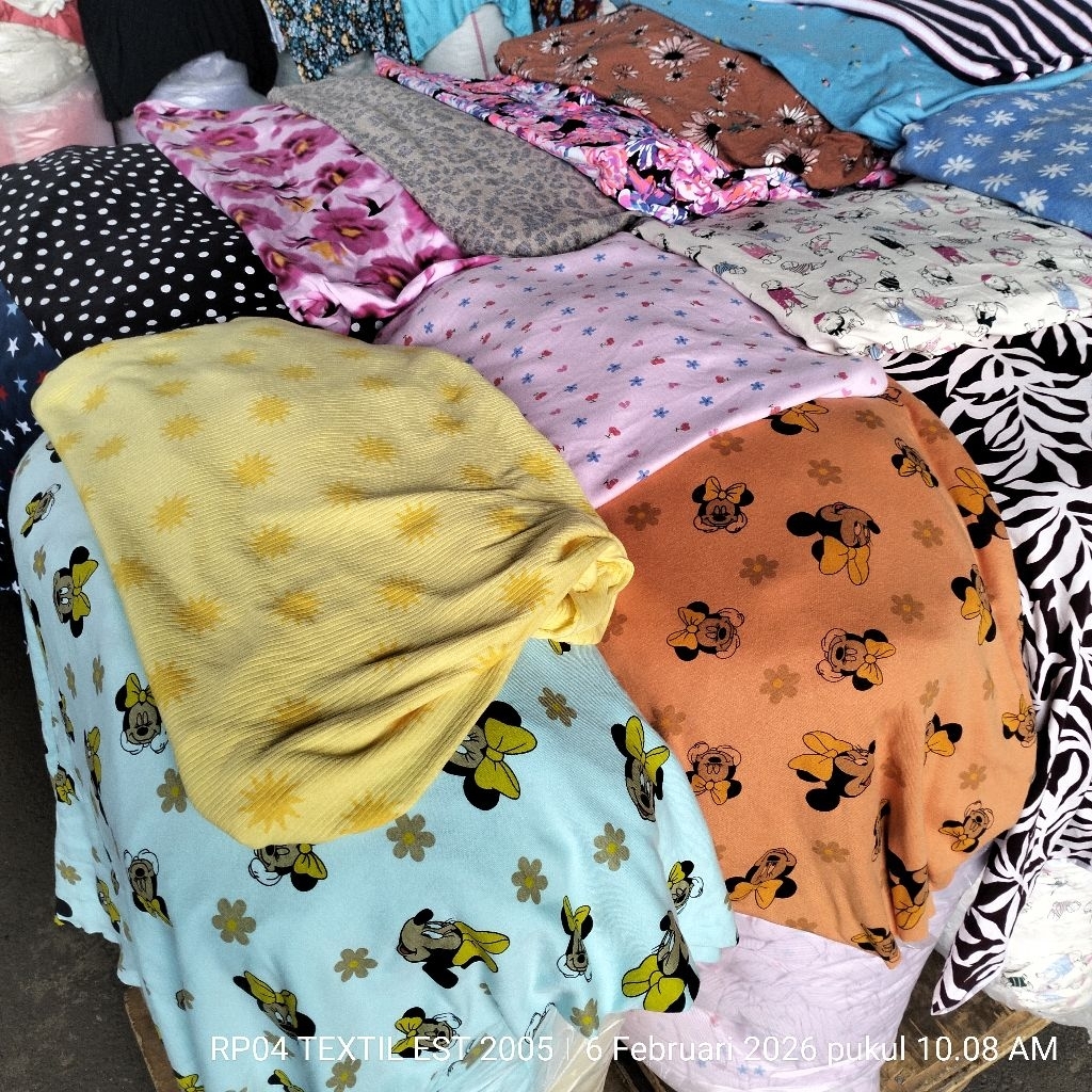 HARGA/0,5 M | BAHAN RIB 2X1| BAHAN RIB KNIT PREMIUM | KAIN RIB KAOS PREMIUM  KAIN RIB MOTIF KARAKTER