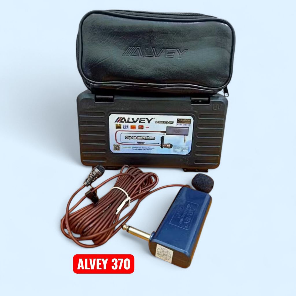 Mic Microphone Bando ALVEY ZB-370 Panjang Kabel 7 Meter