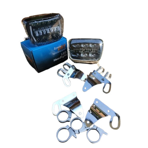 BREKET KUPINGAN LAMPU NINJA SS BESI SET CIN CIN 1set (segitiga+cin2) kupingan lampu depan ninja ss