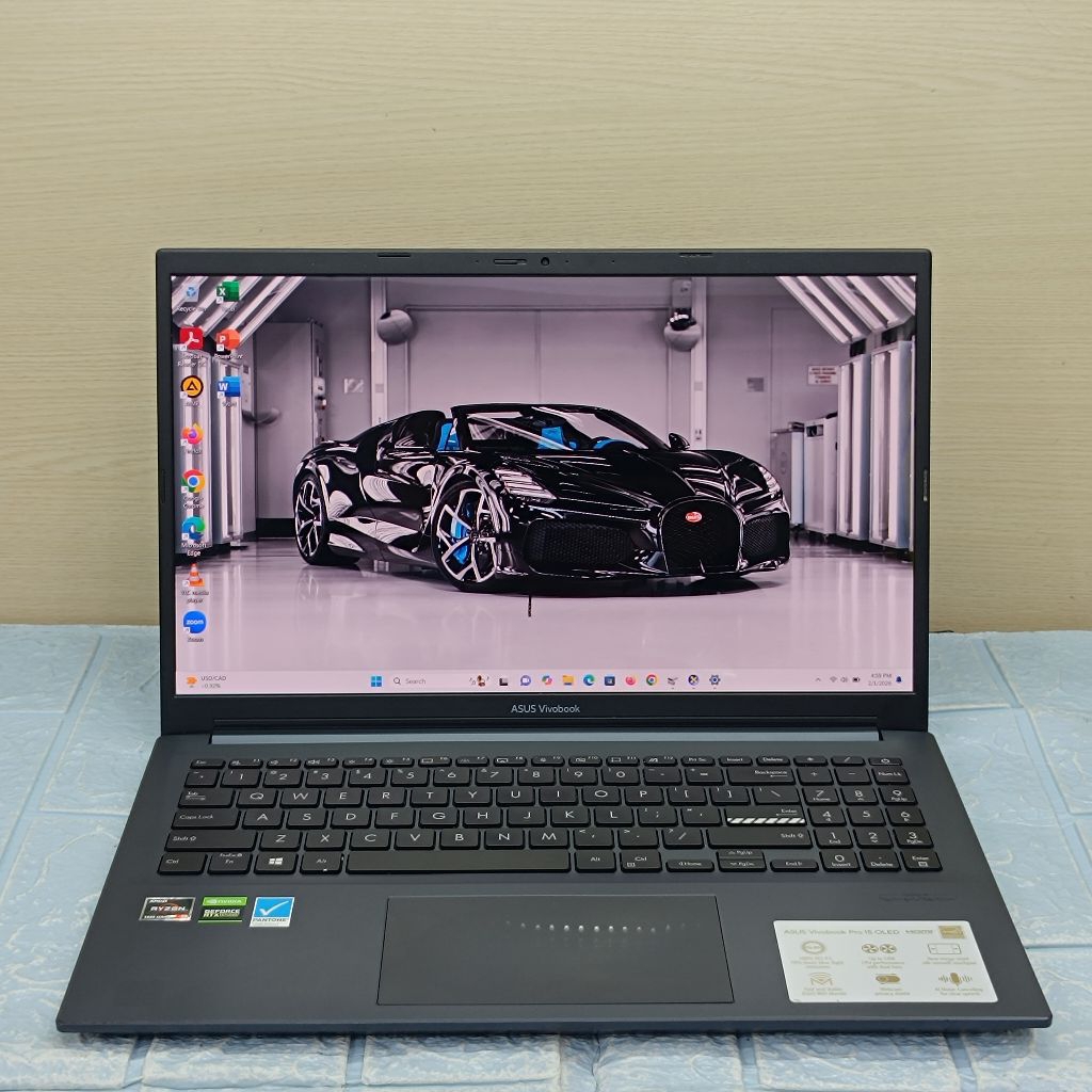 LAPTOP ASUS VIVOBOOK M3500QC AMD RYZEN 9 5900HX RAM 16 GB SSD 512 GB RTX 3050