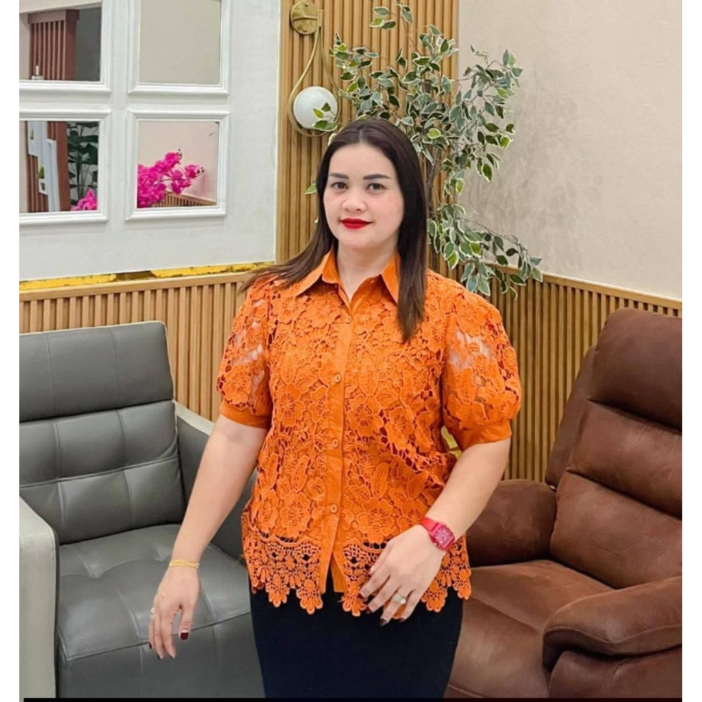 ATASAN WANITA BROKAT PREMIUM