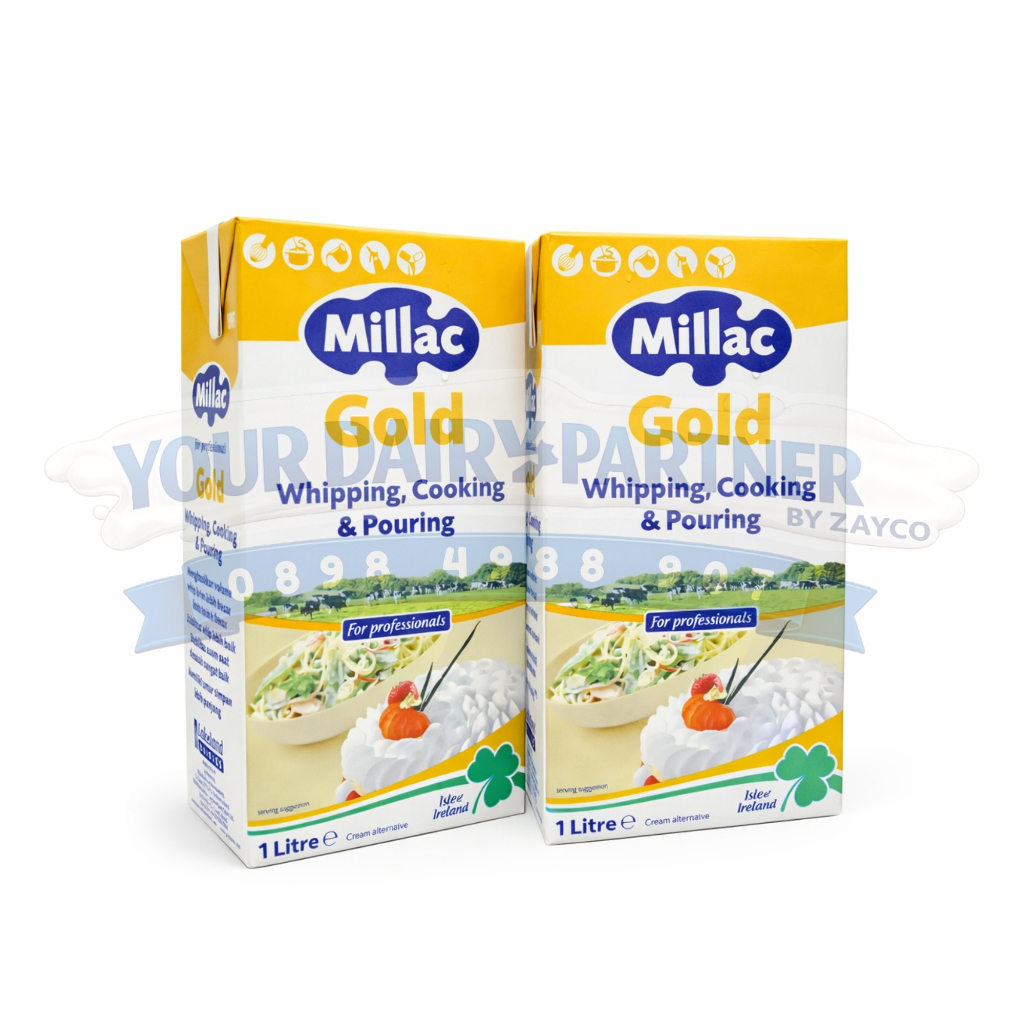 Millac Gold Whipping Cream 1 Liter - Krim Millac Gold 1 Liter