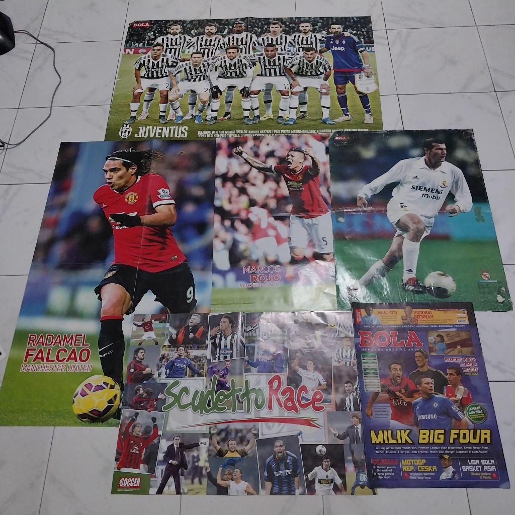 Sepaket Poster Ukuran Jumbo Dari Tabloid Bola