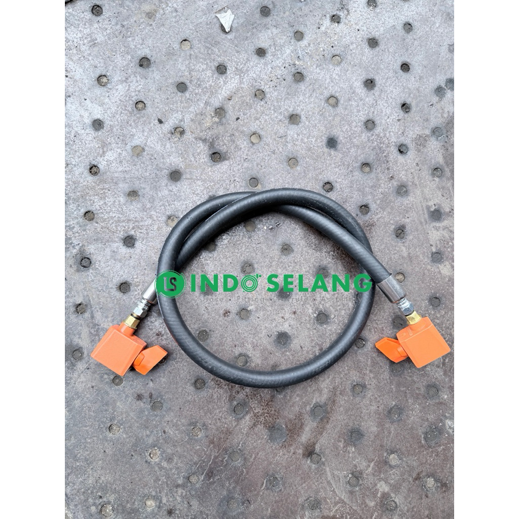SELANG REFILL GAS 12kg ke 3kg BRIDGESTONE ALAT TRANSFER PINDAH LPG