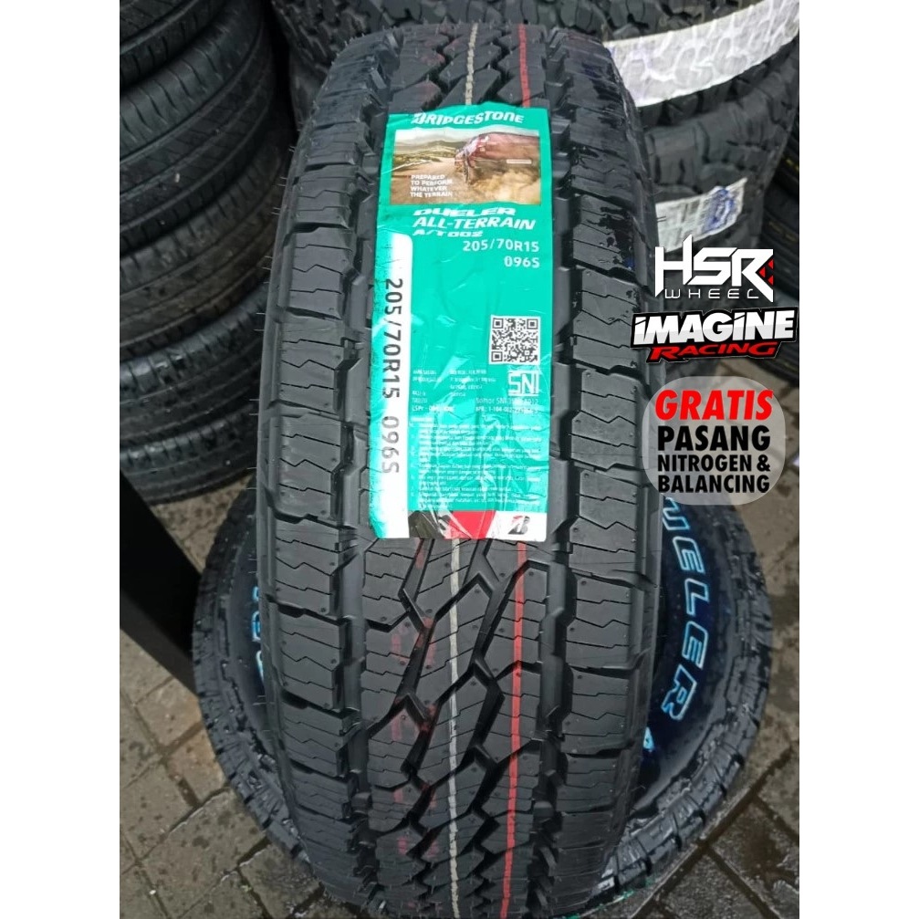 BAN MOBIL TUBLES SEMI OFFROAD BRIDGESTONE AT002 205 70 R15